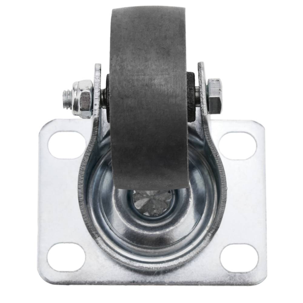 Roda pivotante industrial rodízio de metais sem freio 50 mm
