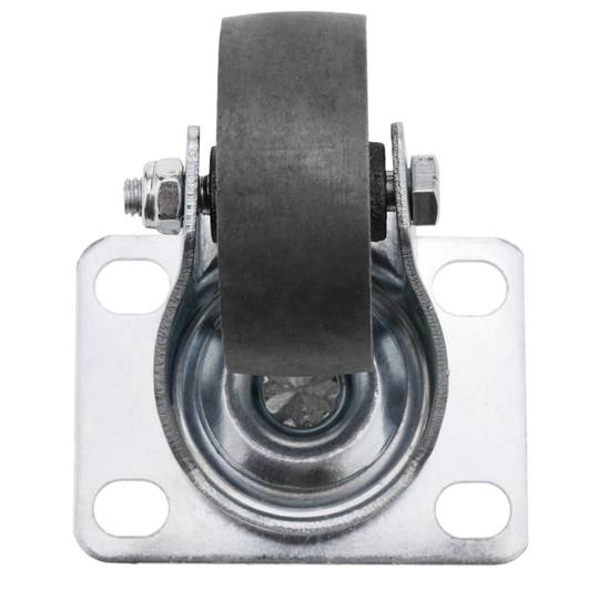 Roda pivotante industrial rodízio de metais sem freio 50 mm