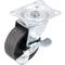 Roda pivotante industrial rodízio de metais com freio 50 mm