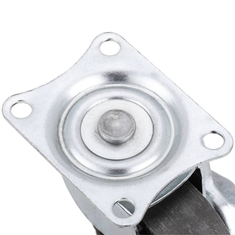 Roda pivotante industrial rodízio de metais com freio 50 mm