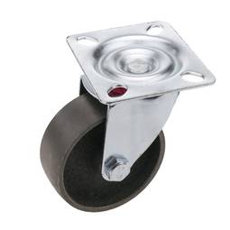 Industrial wheel swivel castor of metal without brake 75 mm