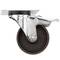 Przemysłowe metalowe koło skrętne z hamulcem 75 mm