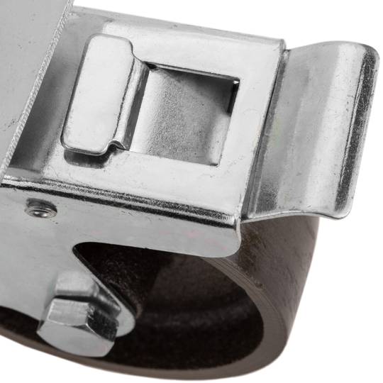 Przemysłowe metalowe koło skrętne z hamulcem 75 mm