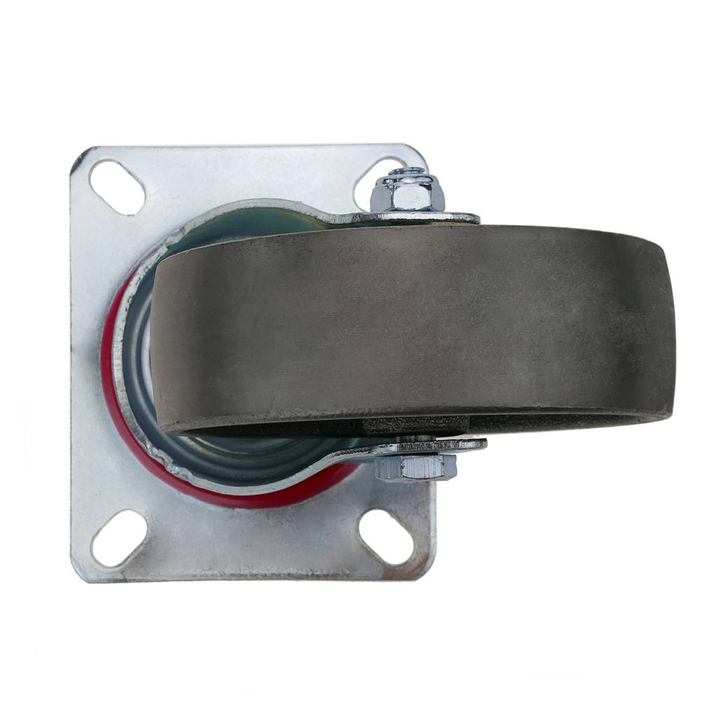 Rotelle pivotanti ruote industriale di metallo senza freno 100 mm