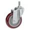 Industrial wheel swivel castor of PVC without brake 100 mm M12