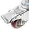 Roda pivotant industrial de PVC amb fre 100 mm M12 2 unitats