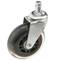 Roda pivotante industrial rodízio de PVC sem freio 75 mm M11 para cadeira 5-pack