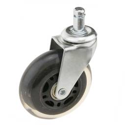 Roda pivotant industrial de PVC sense fre 75 mm M11 per a cadira