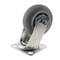 Roda pivotant industrial de poliuretà sense fre 125 mm
