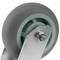 Roda pivotante industrial rodízio de poliuretano com freio 125 mm