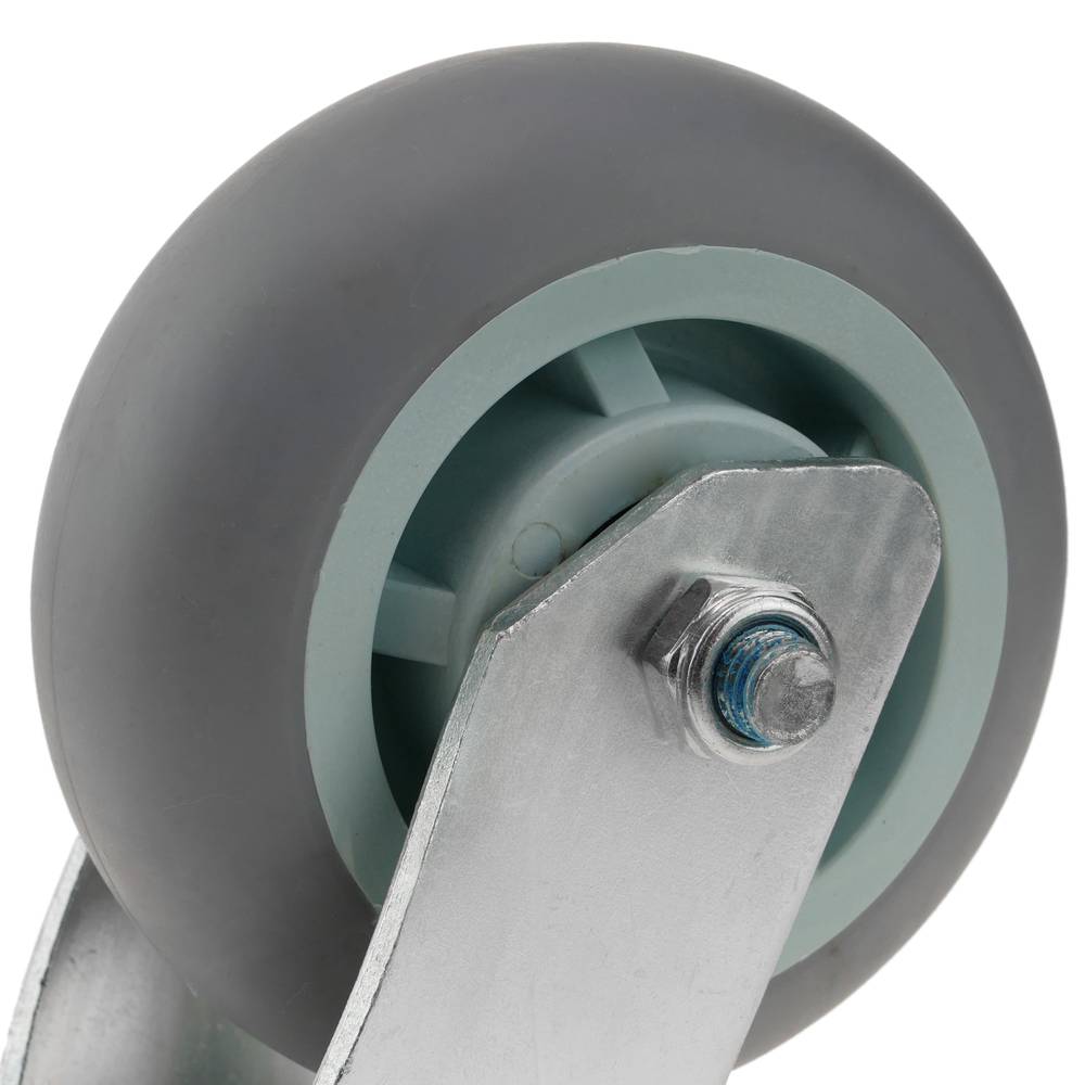 Rotelle industriali poliuretano con freno 125 mm 2 pezzi