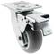 Rotelle industriali poliuretano con freno 125 mm 2 pezzi