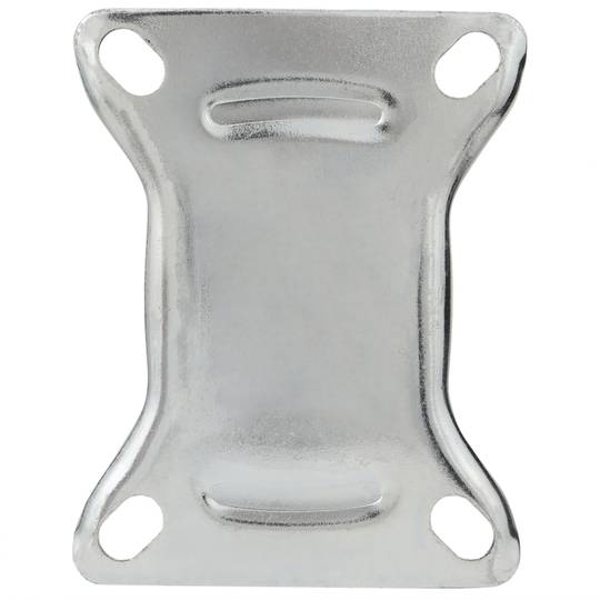 Roda industrial fixa de goma sense fre 160 mm