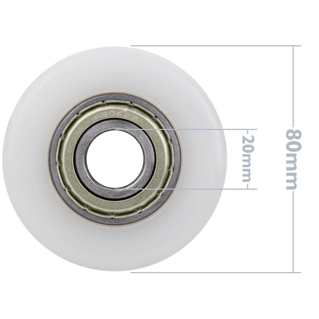 Roda per transpaleta Corró de niló de 80x60 mm 600 kg 4-pack