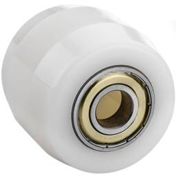 Paletten Fixierer Rad für Hubwagen Nylon Rolle 80x70 mm 800 Kg konisches Profil