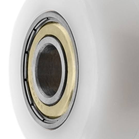 Ruota per transpallet Rullo per pallet di nylon 80x70 mm 800 Kg profilo conico