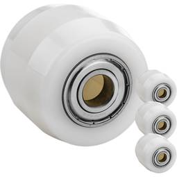 Roda per transpaleta Corró de niló de 80x70 mm 800 Kg perfil cònic 4-pack