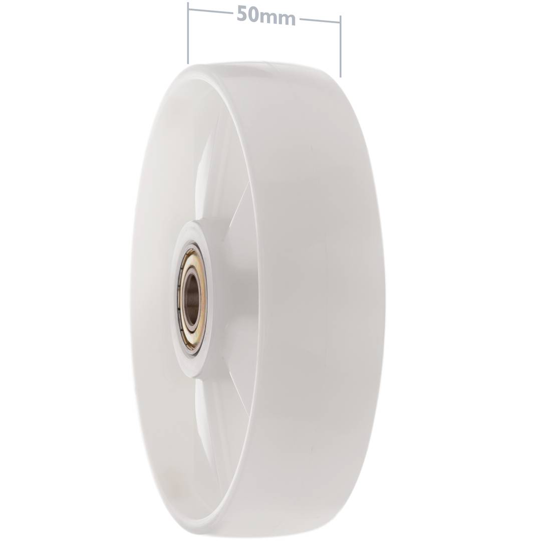 Ruota per transpallet Rullo per pallet di nylon 200x50 mm 850 Kg 2-pack