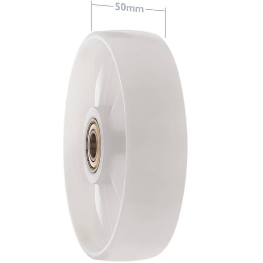 Ruota per transpallet Rullo per pallet di nylon 200x50 mm 850 Kg 2-pack