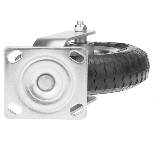 Roda pneumática giratória de carrinho de mão 90 Kg 8x2.5