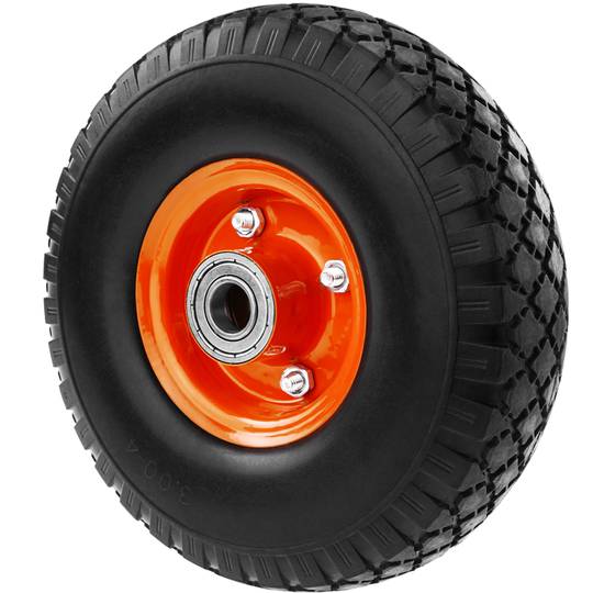 Rueda maciza de carretilla anti-pinchazos 100 Kg 10x3