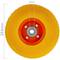 Roda massissa de carretó anti-punxades groga 100 Kg 10x3