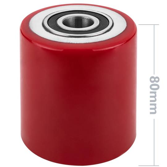 Ruota per transpallet Rullo per pallet di poliuretano 80x80 mm 700 Kg