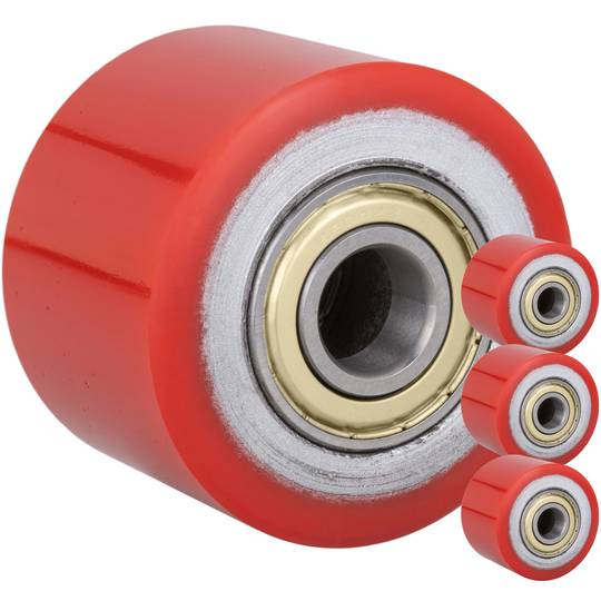 Koło do wózka paletowego 80x80 mm Rolka poliuretanowa 700 kg 4-pack
