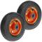 Ruota pneumatica di carriola 2-pack 136 Kg 6x2
