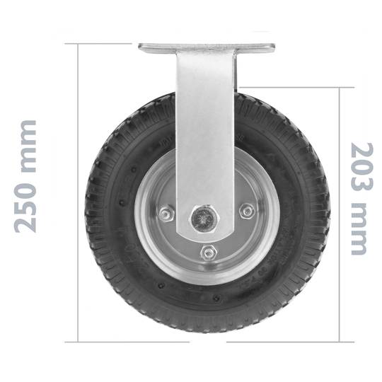 Naprawiono koło taczki funtów 2-pack 90 Kg 8x2.5