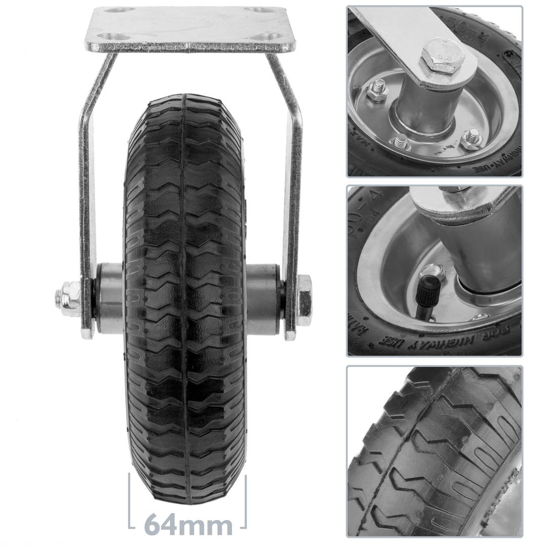 Naprawiono koło taczki funtów 2-pack 90 Kg 8x2.5