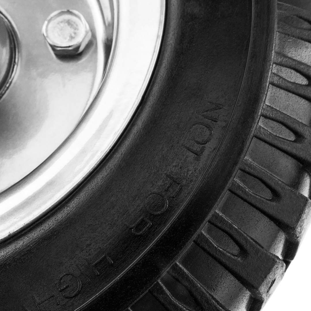 Wheelbarrow solid wheel 2-pack 154 lbs 8x2.5