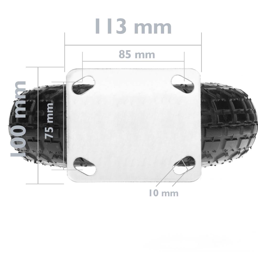 Roda pneumàtica 4-pack 136 Kg 10x3,5