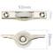Rotelle in nylon da 30 mm per ante e mobili 30x13x8mm