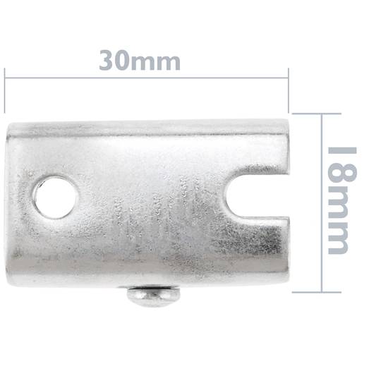 Roda de nylon de 15 mm para portas e móveis 4 pack