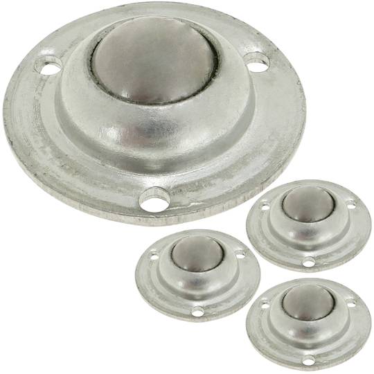 Metal ball wheel 12 mm for doors and furniture. Cattle eye wheel 4 pack