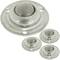 Metal ball wheel 12 mm for doors and furniture. Cattle eye wheel 4 pack