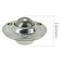 Metal ball wheel 12 mm for doors and furniture. Cattle eye wheel 4 pack