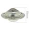Roda de esfera de metal de 14 mm para portas e móveis