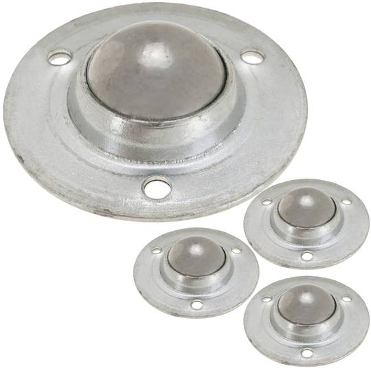 Metal ball wheel 19 mm for doors and furniture. Cattle eye wheel 4 pack ...