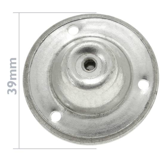 Roda de esfera de metal de 19 mm para portas e móveis 4 pack