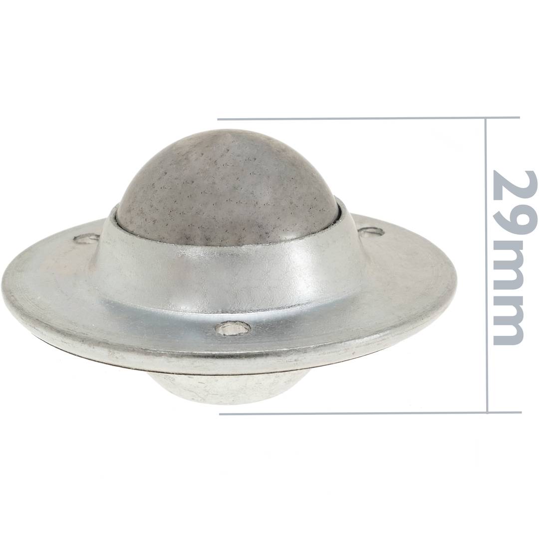 Roda de bola de metall 24 mm per a portes i mobles