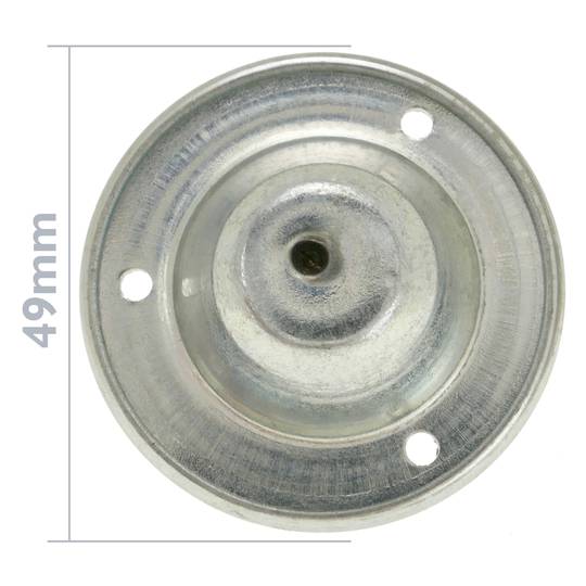 Roda de bola de metall 24 mm per a portes i mobles