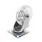 Roda pivotant industrial de poliuretà i PVC transparent sense fre 75 mm 4-pack