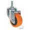 Roda pivotant industrial de poliuretà sense fre 75 mm M12 4-pack