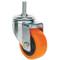 Roda pivotant industrial de poliuretà sense fre 75 mm M12 4-pack