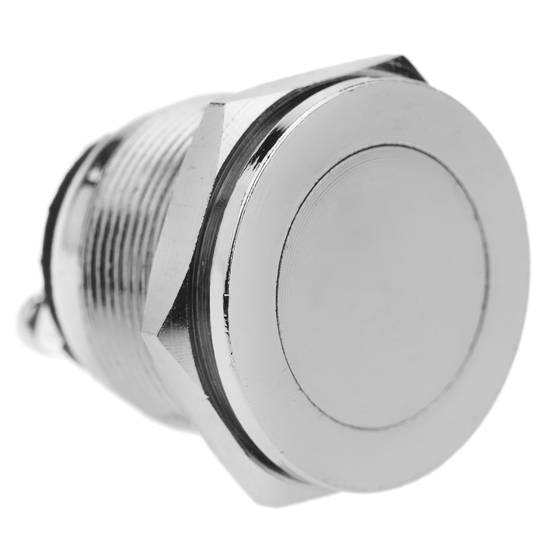 Momentary Taste Push button schalter 22mm 1NO 400V 10A normalerweise geöffnet Anti-Vandalen Nickel