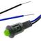 Luce pilota a LED 8mm 230VAC Lampada spia di colore verde