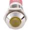 8mm 220VAC Żółta lampka kontrolna LED do montażu panelowego