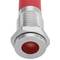Luz piloto LED light 8mm 220VAC mount cor vermelho